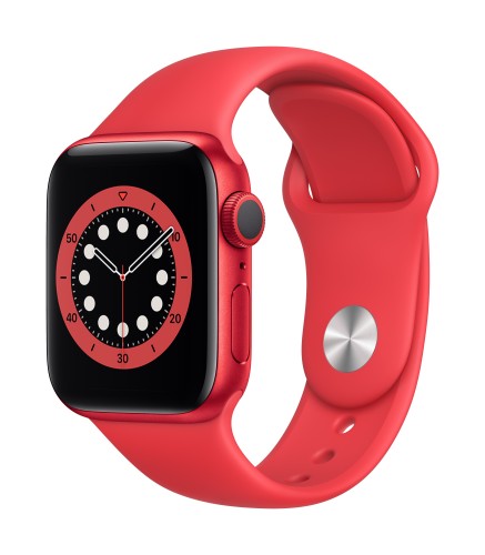 Apple Watch Series 6 GPS, 40mm PRODUCT(RED) Aluminium Case with PRODUCT(RED) Sport Band - Regular | Unicorn Store
