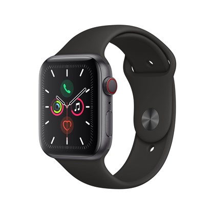 Apple Watch Series 5 GPS + Cellular 40mm Space Grey Aluminium Case with Black Sport Band - S/M & M/L