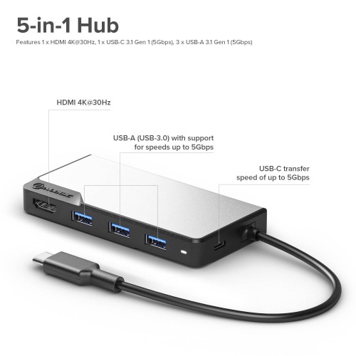 Alogic USB-C Fusion Core 5 in 1 Hub