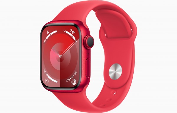 Apple Watch Series 9 GPS (PRODUCT)RED Aluminium Case with (PRODUCT)RED Sport Band