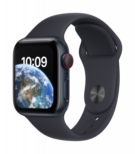 Apple Watch SE GPS + Cellular 40mm Midnight Aluminium Case with Midnight Sport Band - Regular | Unicorn Store