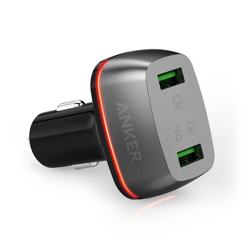 ANKER POWERDRIVE+ 2  with QUALCOMM QUICK CHARGE 3.0 CAR CHARGER