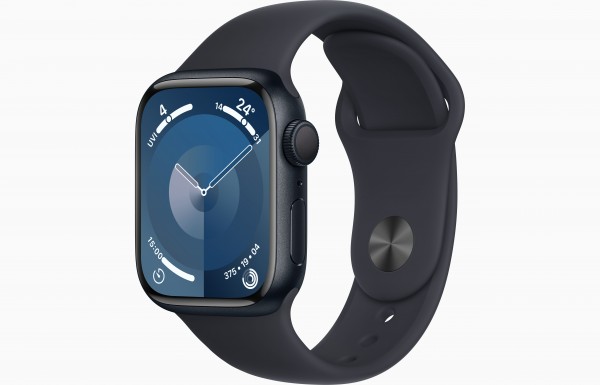 Apple Watch Series 9 GPS Midnight Aluminium Case with Midnight Sport Band