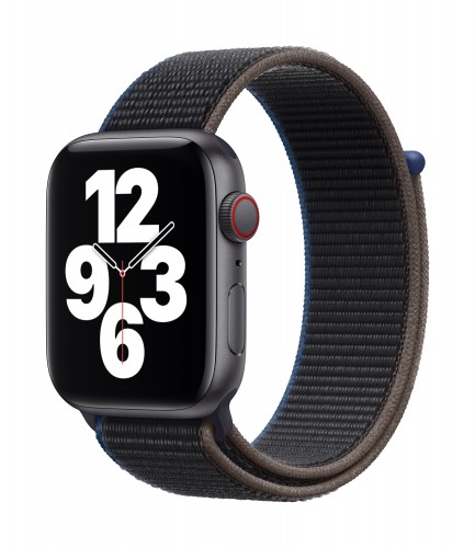 Apple Watch SE GPS + Cellular, 40mm Space Gray Aluminium Case with Charcoal Sport Loop | Unicorn Store