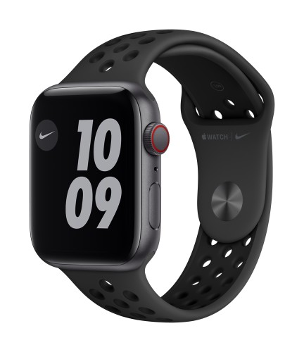 Apple Watch Nike SE GPS + Cellular, 44mm Space Gray Aluminium Case with Anthracite/Black Nike Sport Band - Regular | Unicorn Store